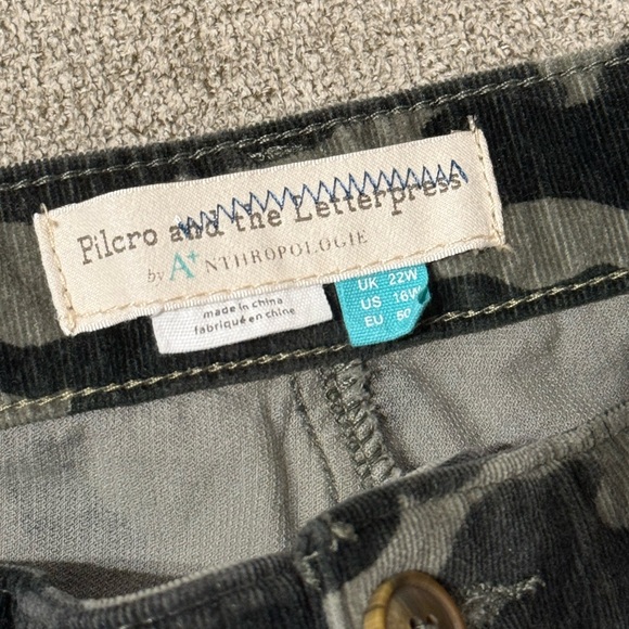 Anthropologie Pilcro High Rise Camo Skinny Jeans (Size 16) - Picture 6 of 8